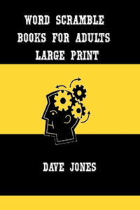 Word Scramble Books for Adults Large Print