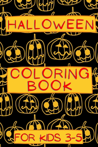Halloween Coloring Book for Kids 3-5