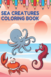 Sea Creatures Coloring Book