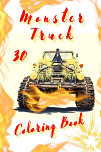 Monster Truck Coloring Book