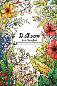Wildflowers Adult Coloring Book