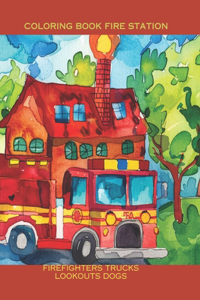 Coloring Book Fire Station