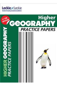 Higher Geography Practice Papers