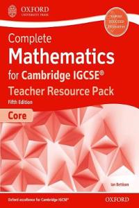 Complete Mathematics for Cambridge IGCSE (R) Teacher Resource Pack (Core)