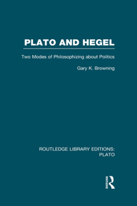 Plato and Hegel (RLE: Plato)