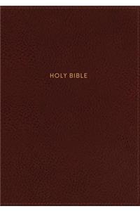 NKJV, Deluxe Reference Bible, Personal Size Giant Print, Imitation Leather, Red, Indexed, Red Letter Edition, Comfort Print