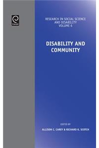 Disability and Community
