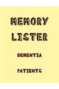 Memory Lister Dementia Patients