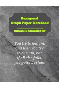 Hexagonal Graph Paper Notebook