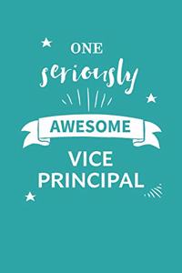 Awesome Vice Principal Notebook Blank Lined Gift Journal