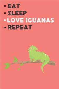 Eat Sleep Love Iguana Repeat