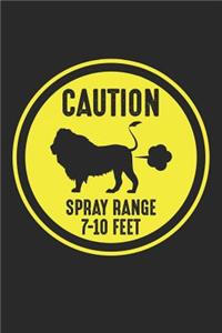 Caution Spray Range