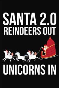 Santa Reindeers Out Unicorns In