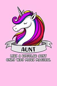Aunt Like A Regular Aunt Only Way More Magical
