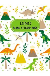 Dino Blank Sticker Book