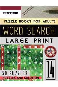 Word Search Puzzle Books for Adults Large Print