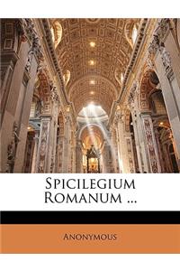 Spicilegium Romanum ...