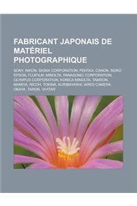 Fabricant Japonais de Materiel Photographique