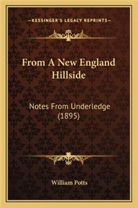 From a New England Hillside from a New England Hillside