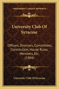 University Club Of Syracuse