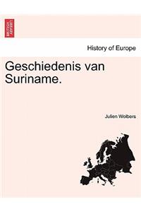 Geschiedenis van Suriname.