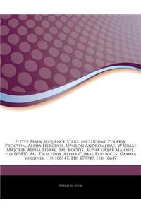 Articles on F-Type Main Sequence Stars, Including