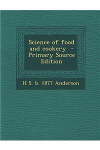 Science of Food and Cookery