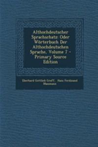 Althochdeutscher Sprachschatz