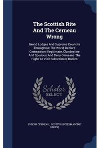 The Scottish Rite and the Cerneau Wrong