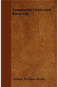 Community Civics And Rural Life