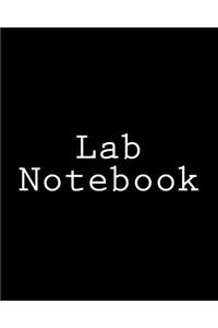 Lab Notebook