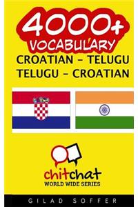 4000+ Croatian - Telugu Telugu - Croatian Vocabulary