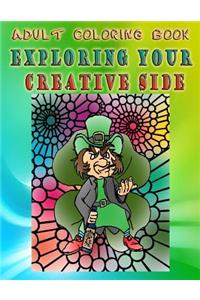 Adult Coloring Book Exploring Your Creative Side