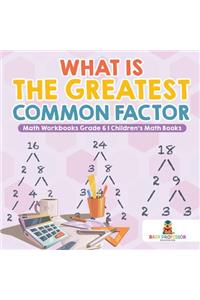 What is the Greatest Common Factor - Math Workbooks Grade 6 Children's Math Books