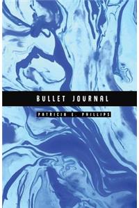 Bullet Journal: Light Blue Marble Dotted Grid Journal, 130 Pages, 5.5x8.5, High Inspiring Creative Design Idea