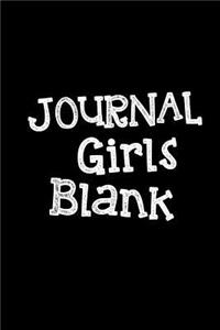 Journal Girls Blank