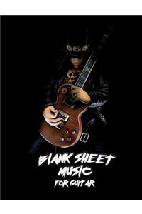 Blank Sheet Music For Guitar