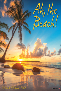 Ah, the Beach! 2024 12 X 12 Wall Calendar