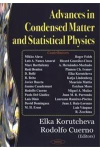 Advances in Condensed Matter & Statistical Physics