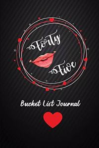 Forty Five Bucket List Journal