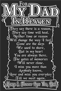 My dad in heaven always & forever love you dad