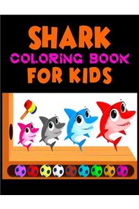 Shark Coloring Book For kids