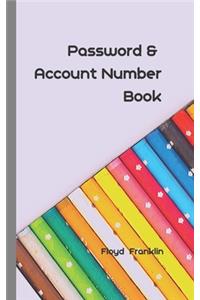 Password & Account Number Book