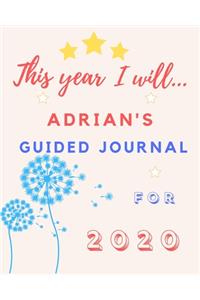 This Year I Will Adrian's 2020 Guided Journal