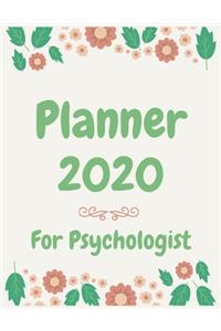Planner 2020 for Psychologist