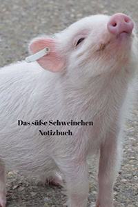 Das süße Schweinchen Notizbuch