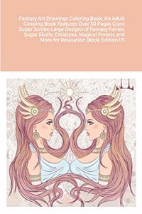 Fantasy Art Drawings Coloring Book