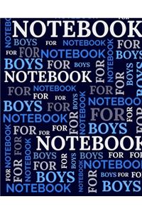 Notebook For Boys
