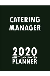 Catering Manager 2020 Weekly and Monthly Planner