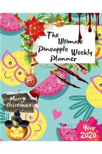 The Ultimate Merry Christmas Pineapple Weekly Planner Year 2020
